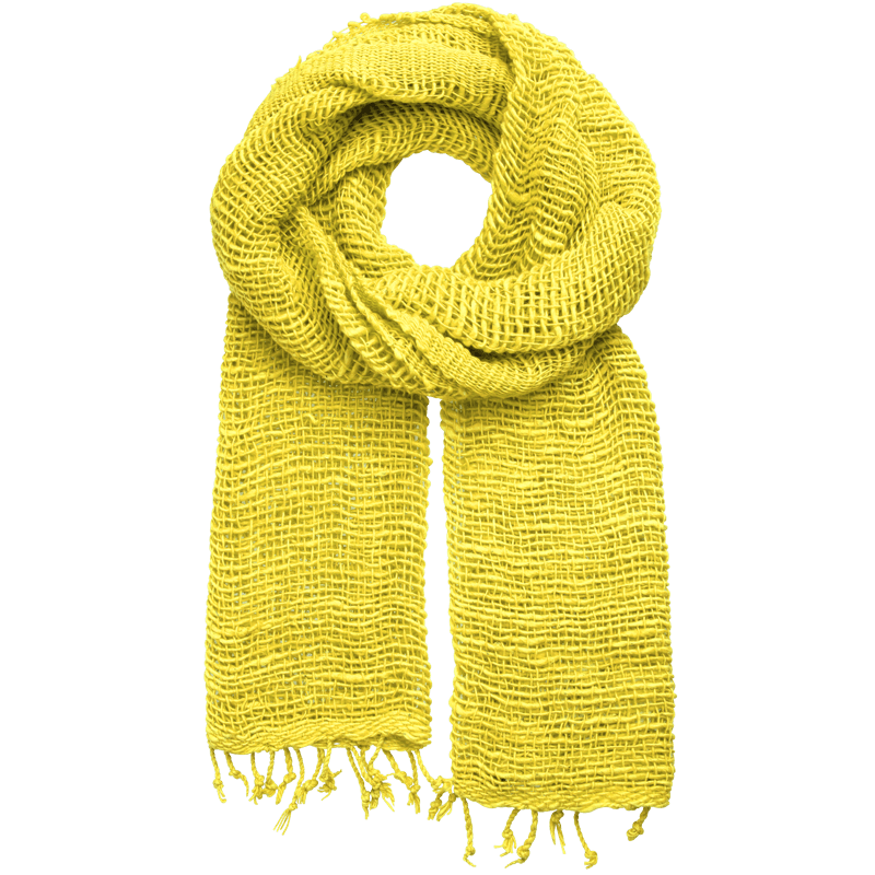 100% Cotton Fair Trade Free Weave Scarf for Fall and Winter