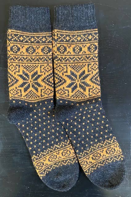 Wool Wear of Scandinavia Nordic Stars Wool Socks WW50 C/G