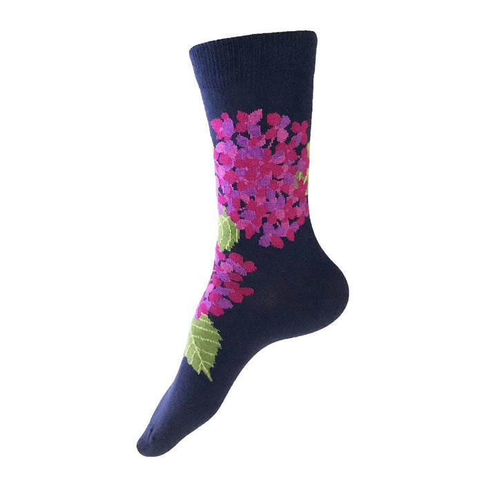 This Night Hydrangea Socks