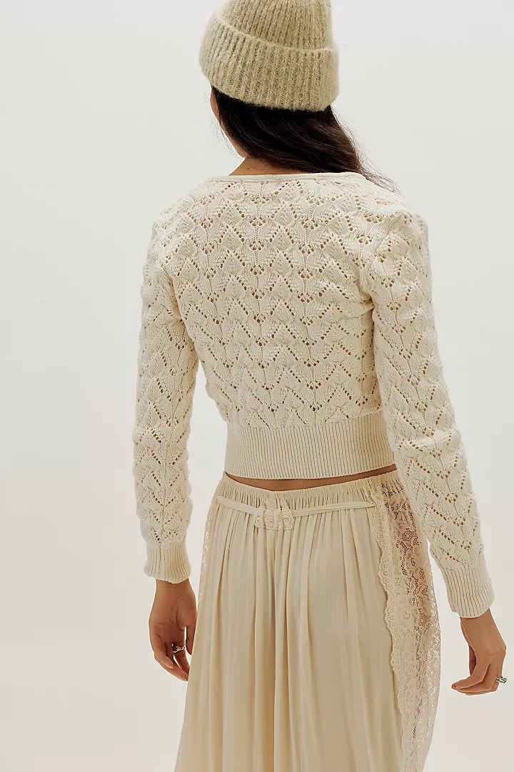 Pretty in Pointelle Cardi