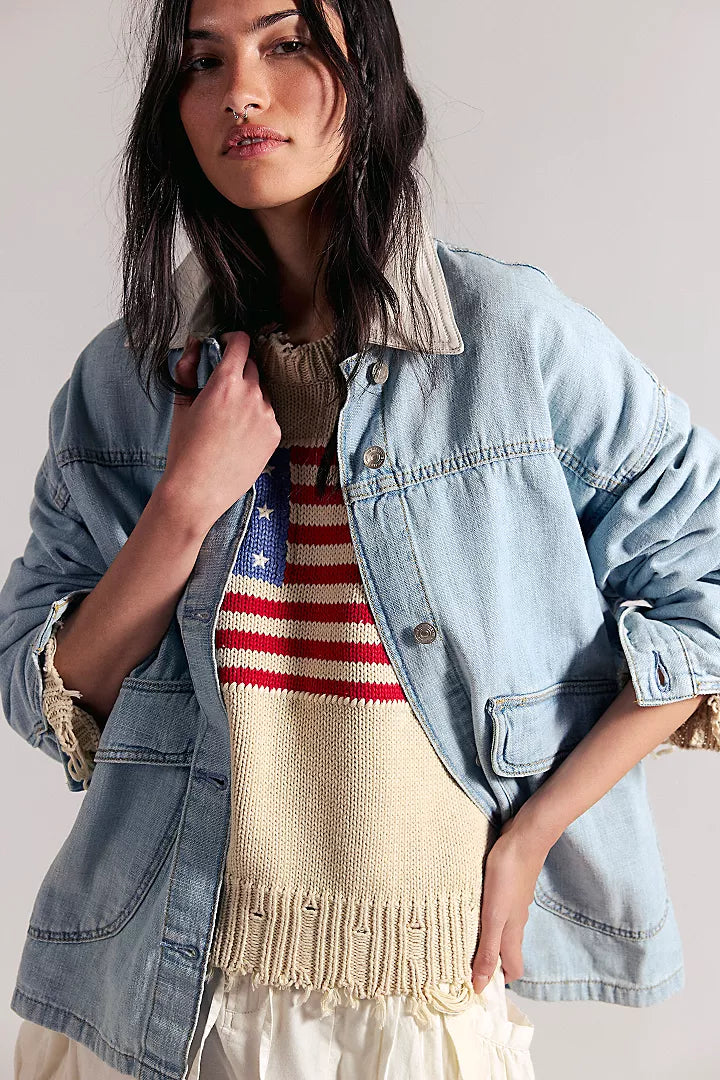 Lemon Denim Jacket