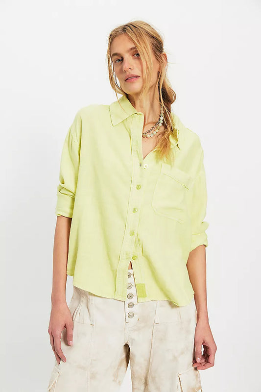 Linen Laurel Top