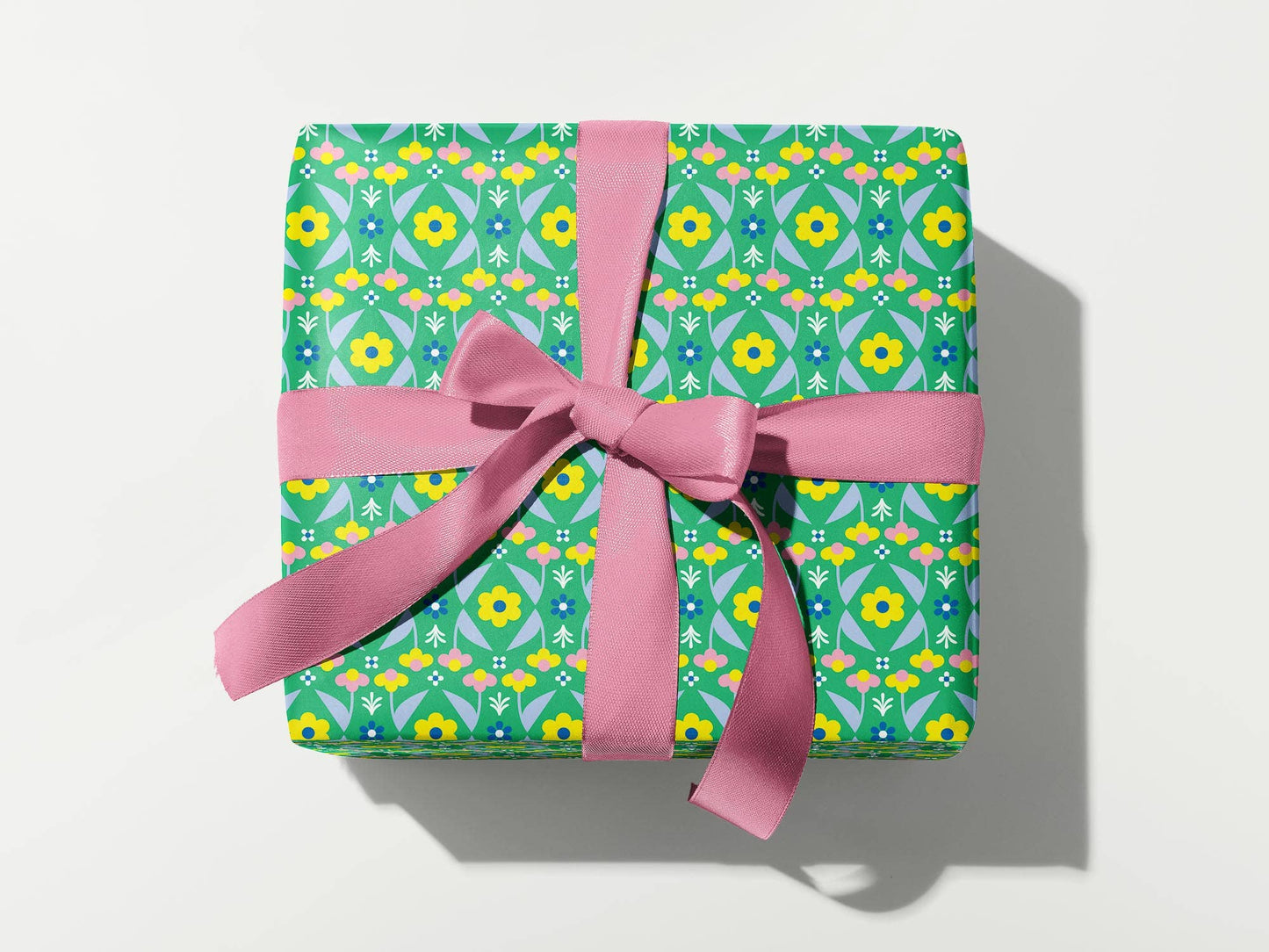 Scandi-dance Floral Gift Wrap Sheets or Roll